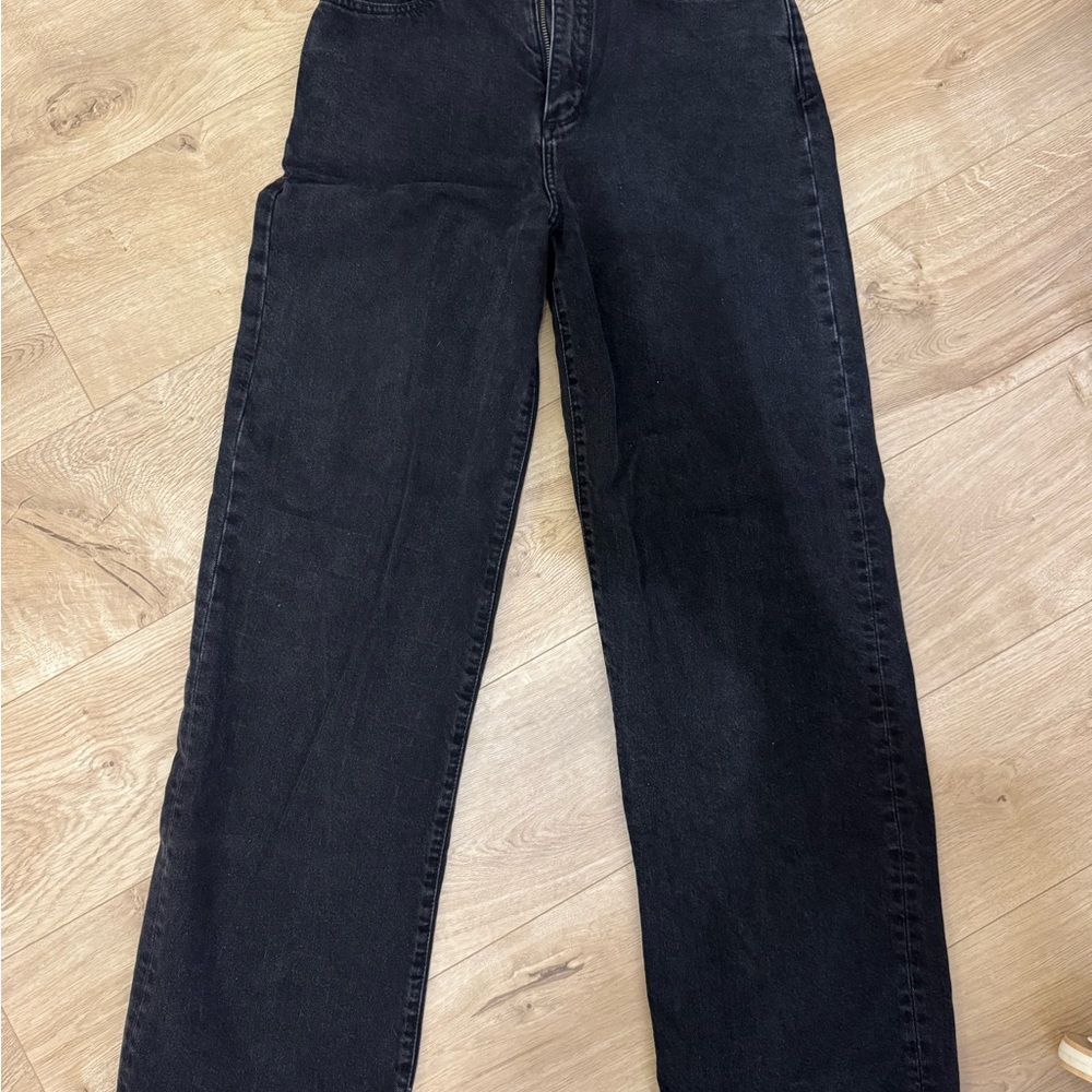 Women's Black Wide Leg Jeans
